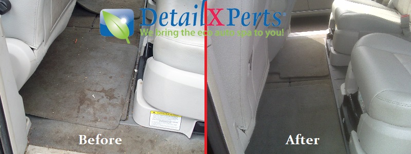 Interior Car Cleaning - Before and After DetailXPerts